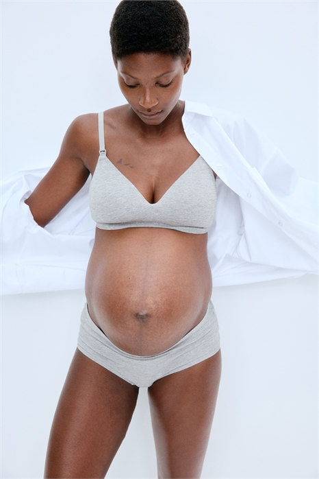 Бюстгальтеры для кормящих MAMA из хлопка с мягкими чашечками в упаковке из 2 штук 1213853001 - Фото 13614648