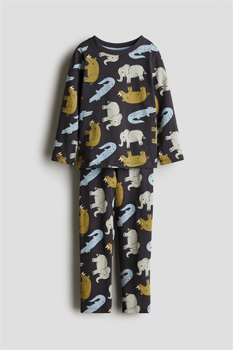 Пижама из трикотажа с рисунком 1230478011 - Фото 13615199