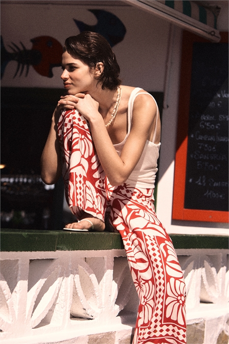 Брюки из льняной смеси 1292312001 - Фото 13616021