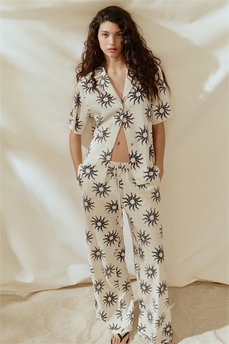 Летняя рубашка Loose Fit 1281807003 - Фото 13617017