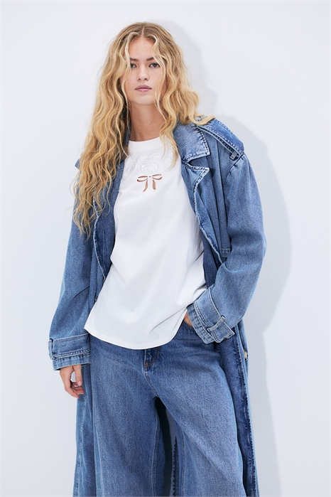 Футболка с принтом в стиле оверсайз 1242503012 - Фото 13620396