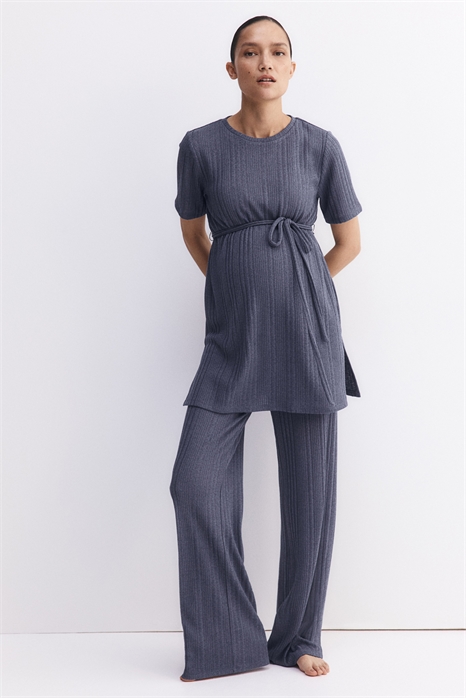 Комплект MAMA из 2 частей из рифленого трикотажа 1256459002 - Фото 13621075