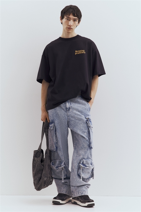 Футболка с принтом Oversized Fit 1269057005 - Фото 13621648