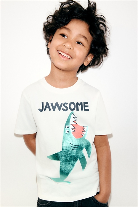 Футболка из хлопка с принтом 1290559001 - Фото 13623307