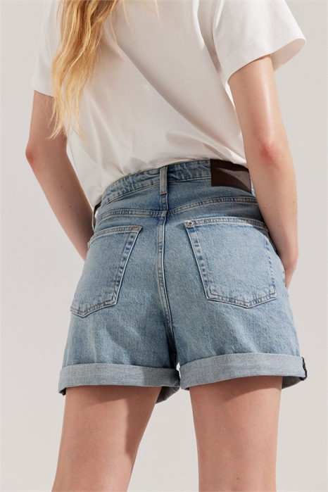 Джинсовые шорты Mom Ultra High 1204752012 - Фото 13623425