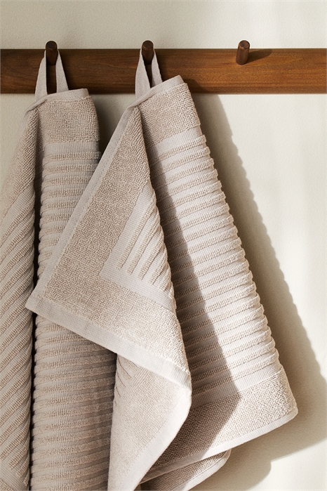 Хлопковое махровое гостевое полотенце 1233262004 - Фото 13623531