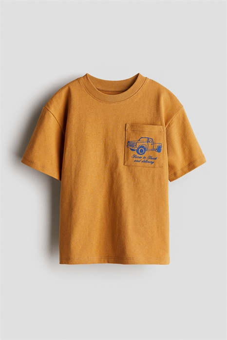 Футболка из хлопка с узором 1228191008 - Фото 13625372