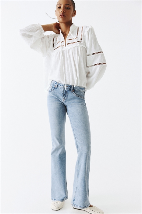 Расклешенные низкие джинсы 1239854003 - Фото 13625434