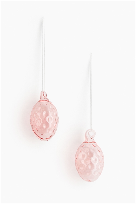 Набор из двух стеклянных пасхальных украшений 1261191005 - Фото 13625530