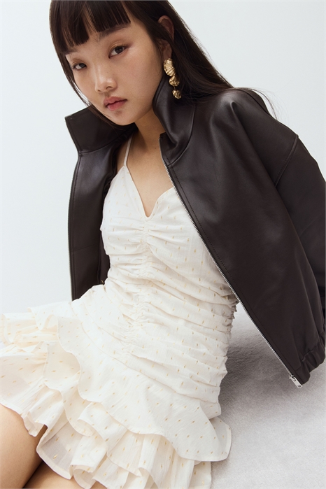 Платье на бретельках с юбкой в полоску 1274551002 - Фото 13626160