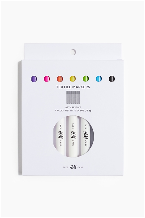 Текстильные маркеры в 7 упаковках 1275962001 - Фото 13626166