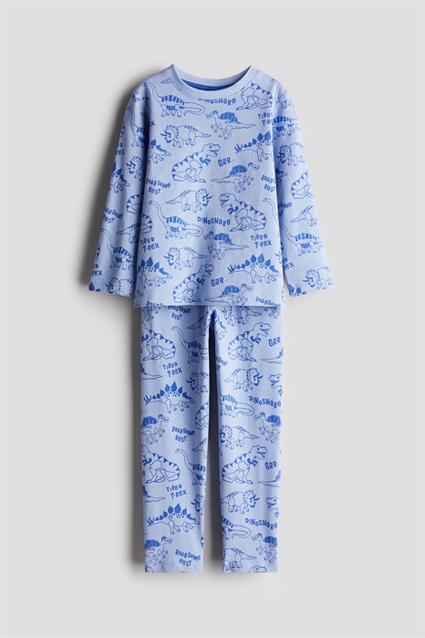 Пижама из трикотажа с рисунком 1230478001 - Фото 13626335