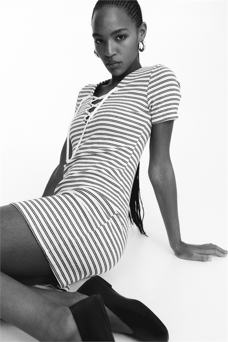 Платье бодикон со шнуровкой 1261089002 - Фото 13626518