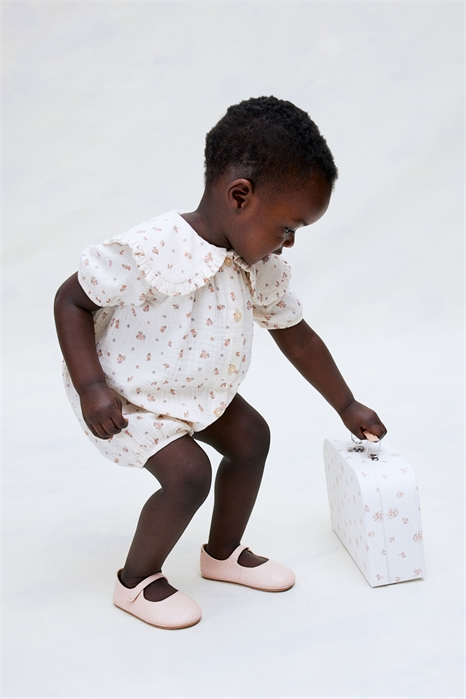 Хлопковый муслиновый ромпер 1281186002 - Фото 13626638