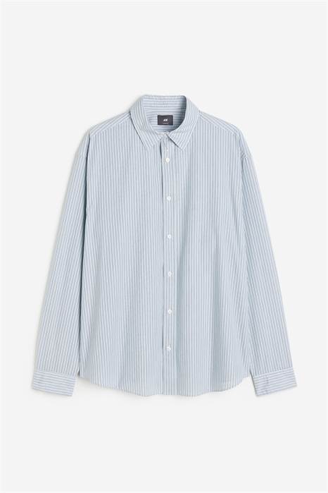 Рубашка свободного покроя из поплина 1206085001 - Фото 13626765