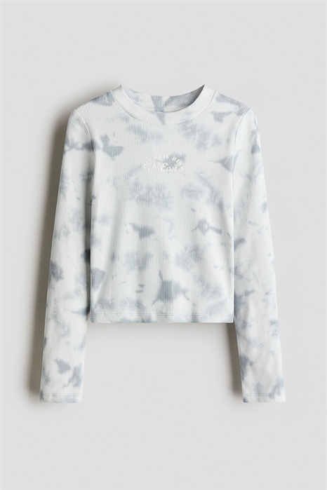 Топ из ребристого хлопка 1263219004 - Фото 13627491