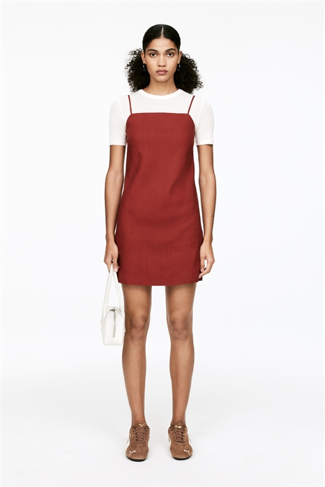 Платье на бретелях из льняной смеси 1262185001 - Фото 13628737