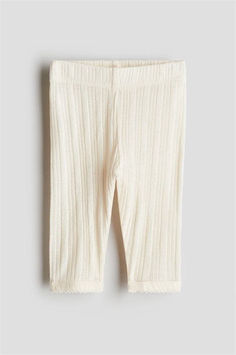 Леггинсы из хлопкового джерси с пуантелью 1243418002 - Фото 13629937