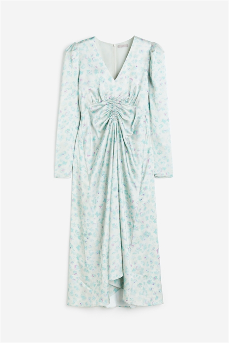 Платье из атласа с драпировкой 1156793003 - Фото 13631306