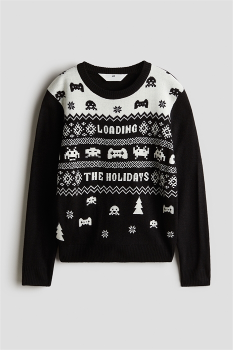 Джемпер из жаккардовой вязки 1236696003 - Фото 13631903