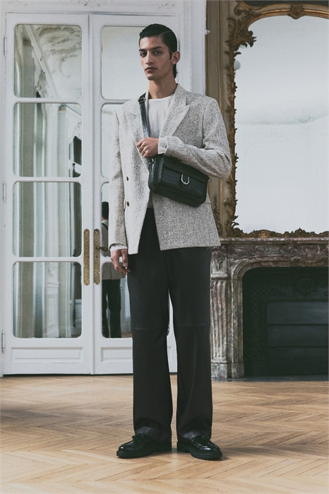 Брюки с покрытием расслабленной посадки 1259378001 - Фото 13632047