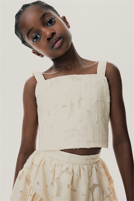 Топ с жаккардовым плетением 1264027001 - Фото 13632590