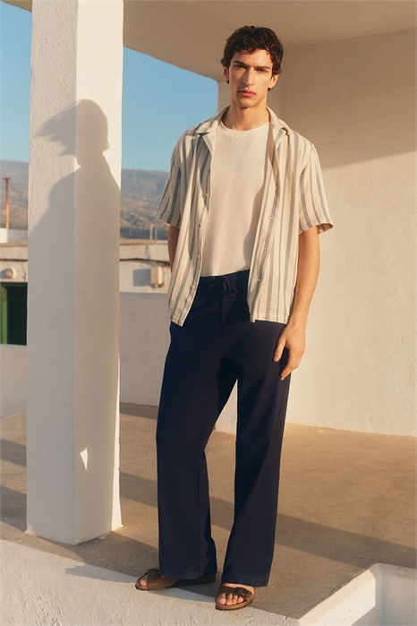 Брюки Regular Fit из смеси лиоцелла 1268101003 - Фото 13633127