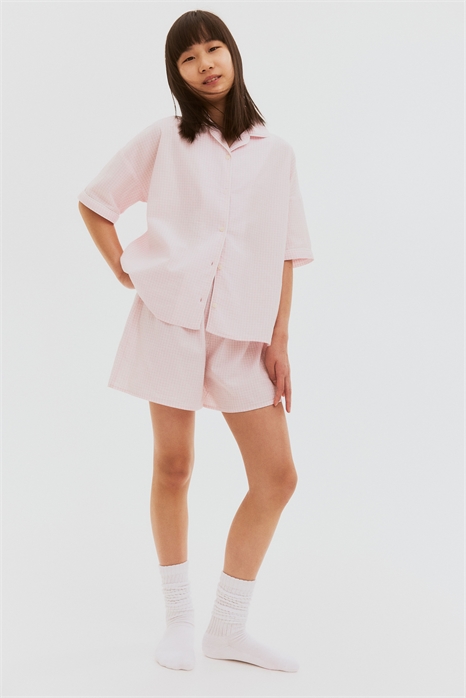 Пижама из хлопкового поплина 1270484002 - Фото 13634123