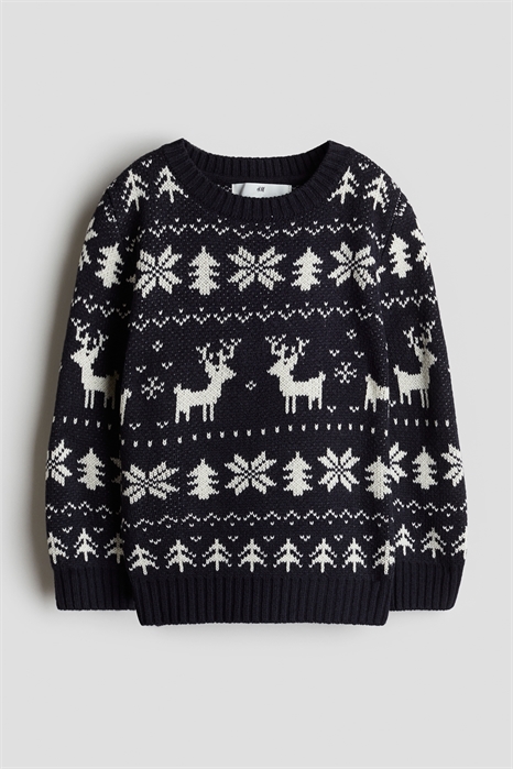 Джемпер из жаккардовой вязки 1248002003 - Фото 13635341