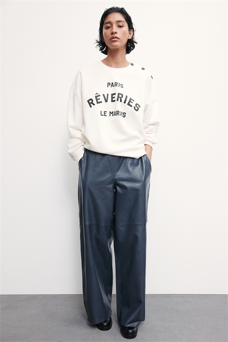 Толстовка с декором из пуговиц 1249558001 - Фото 13636249