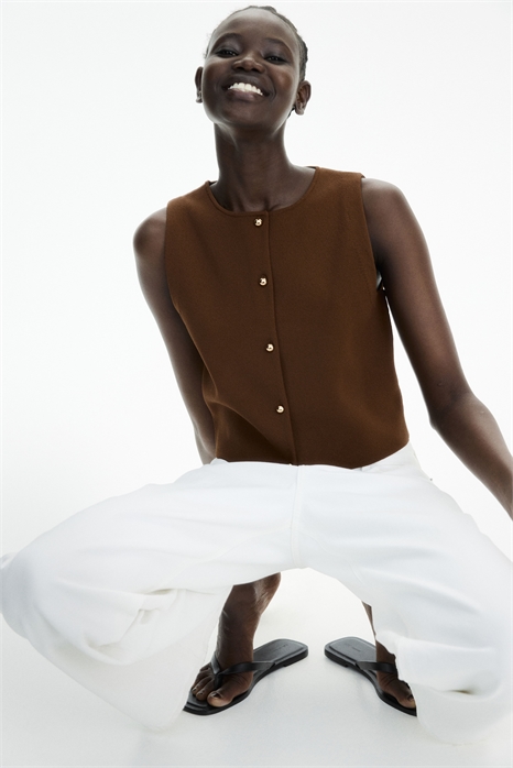 Трикотажный жилет 1277752004 - Фото 13636451