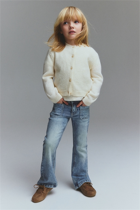 Джинсы с расклешенными штанинами из суперстрейча 1170884012 - Фото 13637157