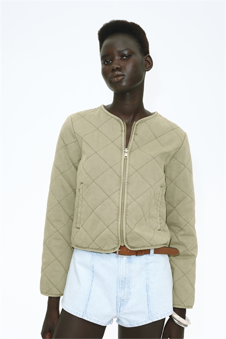 Стеганая хлопковая куртка 1264166002 - Фото 13638793