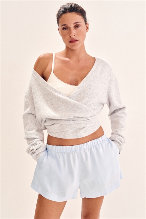 Шорты из льняной смеси 1282479001 - Фото 13638911