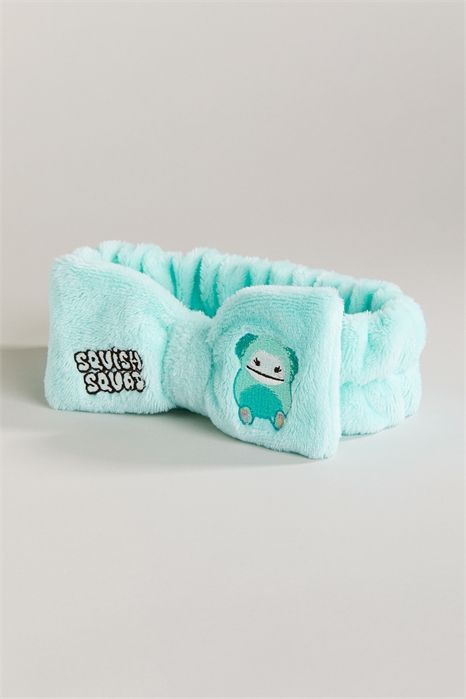 Ободок для волос с ворсом, украшенный бантиками 1205349001 - Фото 13639071