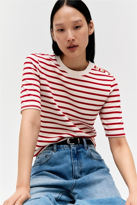 Облегающая футболка 1280951004 - Фото 13639422