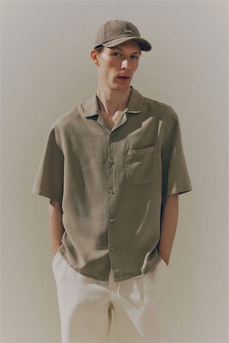 Курортная рубашка Regular Fit из лиоцелла 1283842002 - Фото 13639452