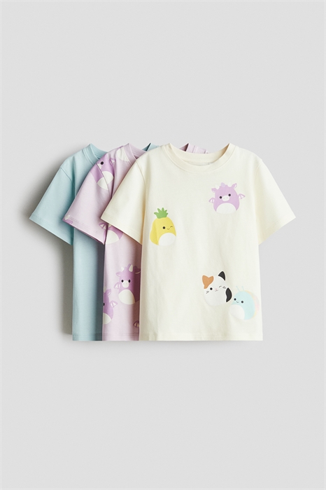 Футболка с принтом из трикотажа, 3 шт 0937175064 - Фото 13640457