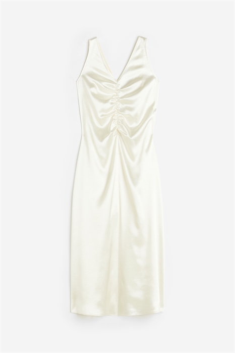 Платье из атласа с рюшами 1183665003 - Фото 13641442