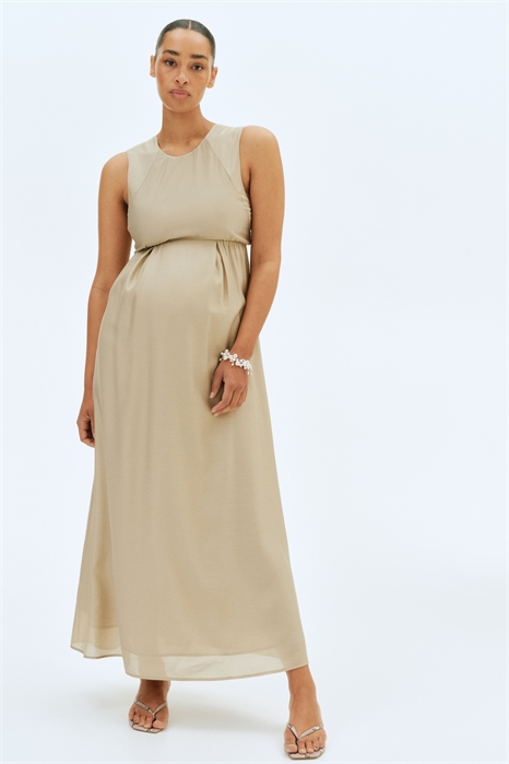 MAMA Длинное платье с бантом на спине 1255729002 - Фото 13644272