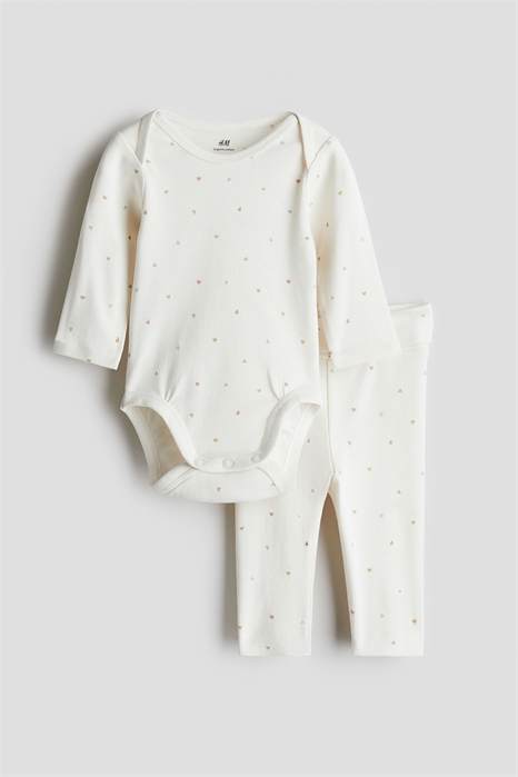 Комплект из 2 частей из хлопкового джерси 1134422049 - Фото 13646017