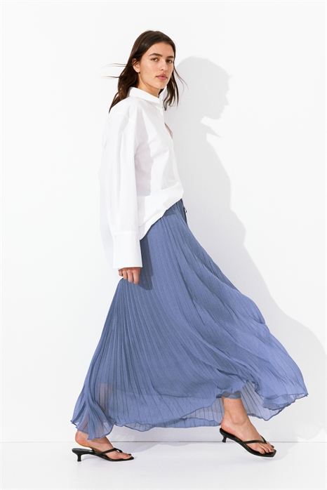 Плиссированная юбка макси 1284553002 - Фото 13650347