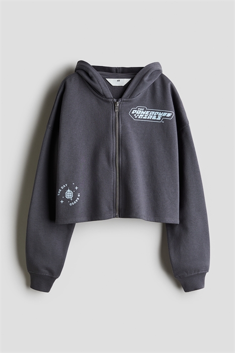 Обрезанная толстовка с принтом и деталями 1264901002 - Фото 13650716