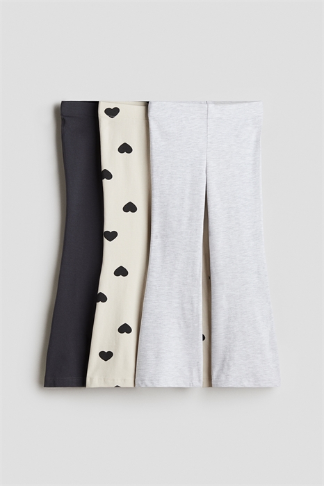 Расклешенные леггинсы из хлопка 3 шт. 1270192002 - Фото 13651891