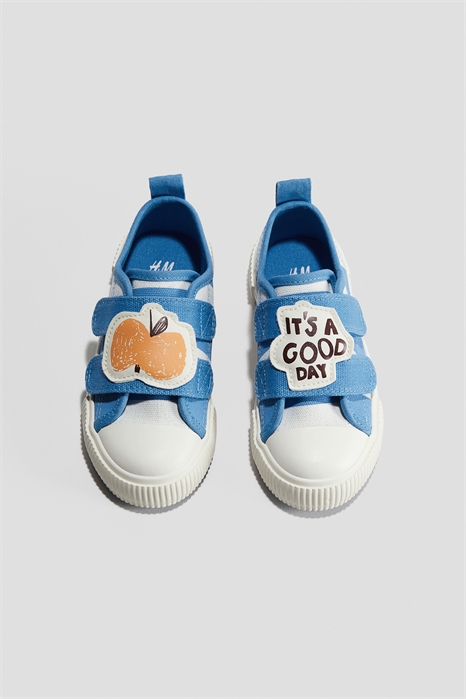 Кроссовки из хлопкового холста 1262432001 - Фото 13652305