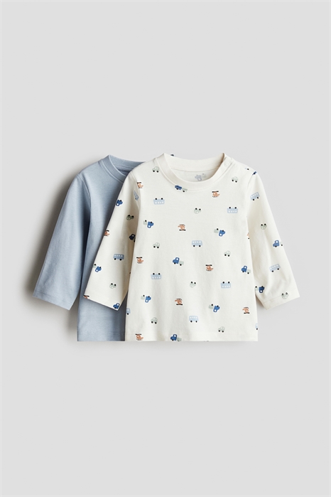 Топы из джерси с длинными рукавами в упаковке по 2 штуки 1145359009 - Фото 13652978