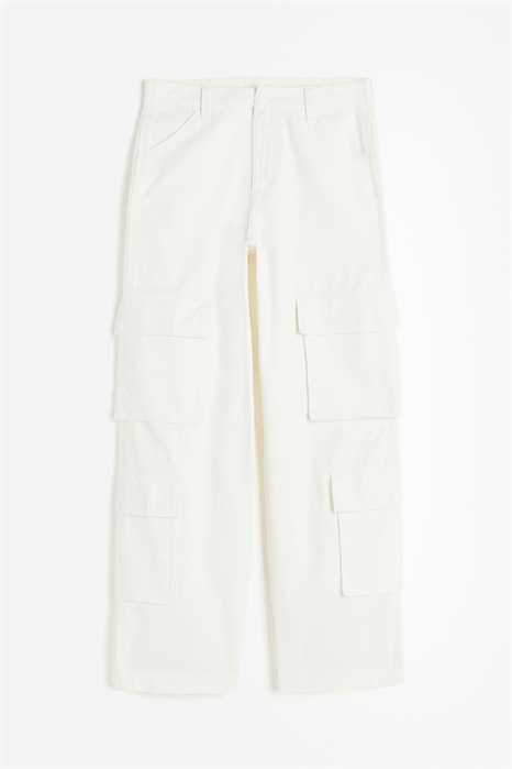 Брюки-карго из саржи 1203810005 - Фото 13653487