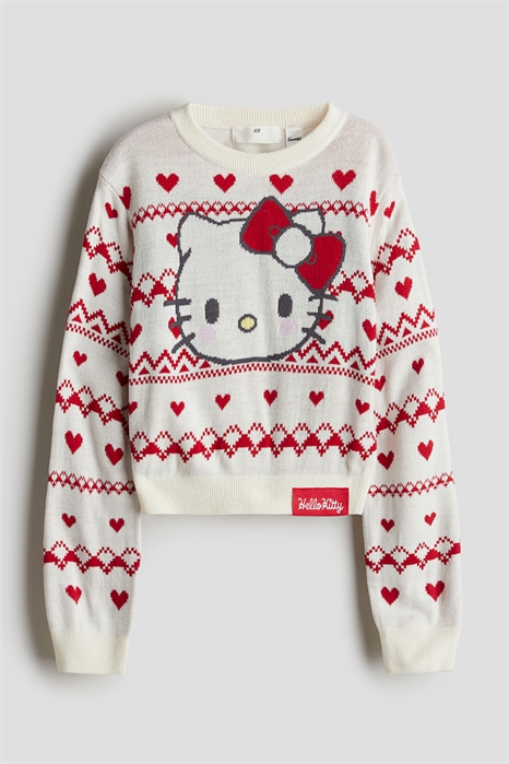 Джемпер с жаккардовой вязкой 1252844001 - Фото 13654964