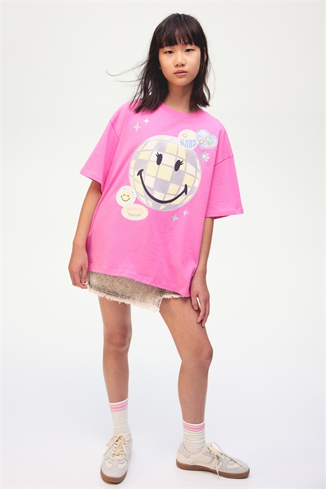 Футболка с принтом хлопковая 1263226014 - Фото 13655523