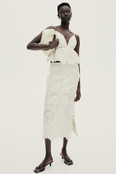 Юбка-карандаш с вышивкой 1273385001 - Фото 13655568